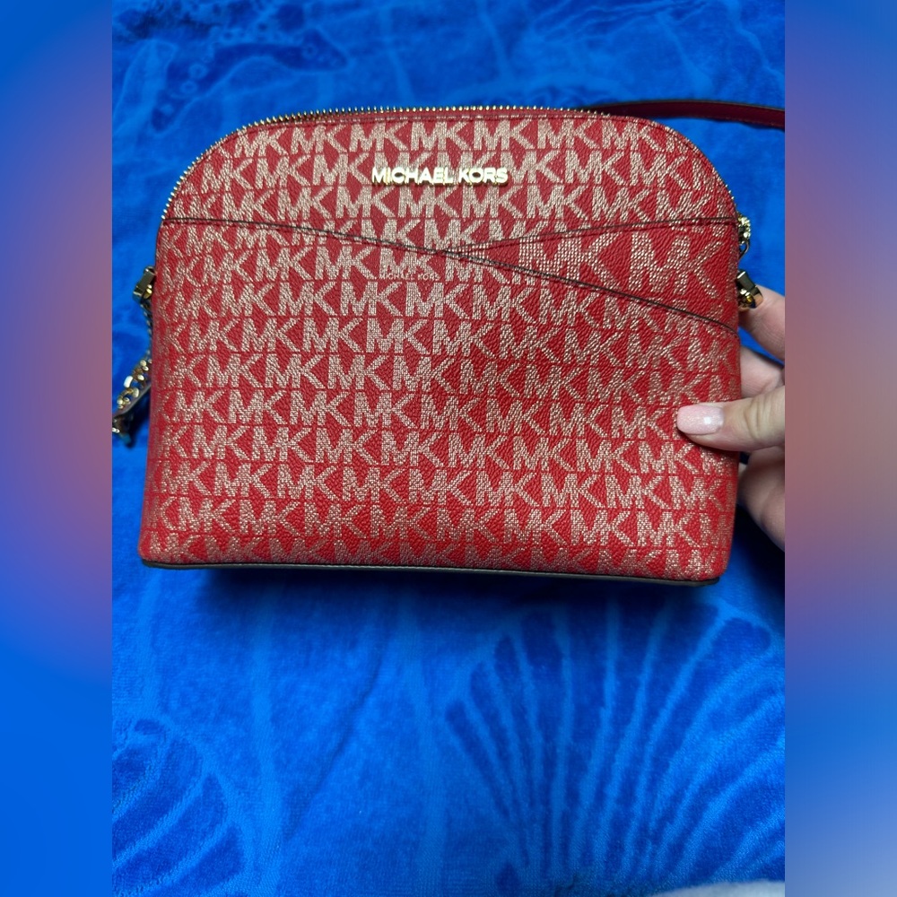 Michael Kors jet  Set Medium logo done crossbody